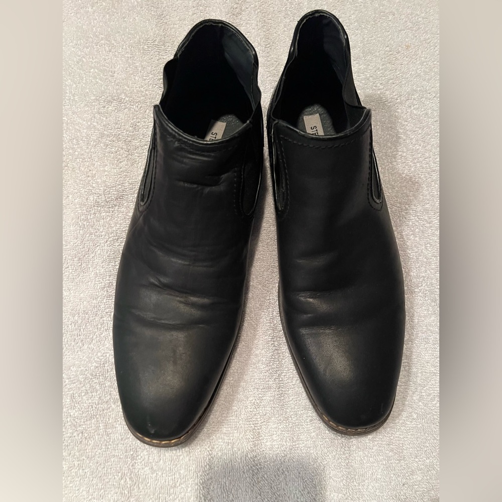 Steve Madden Mens Slip on Boots Size 12 Black